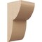 Ekena Millwork 12"W x 12"D x 24"H Wide Crestline Rough Cedar Woodgrain TimberThane Corbel, Primed Tan CORUR12X12X24CRERCPR - alternate 1